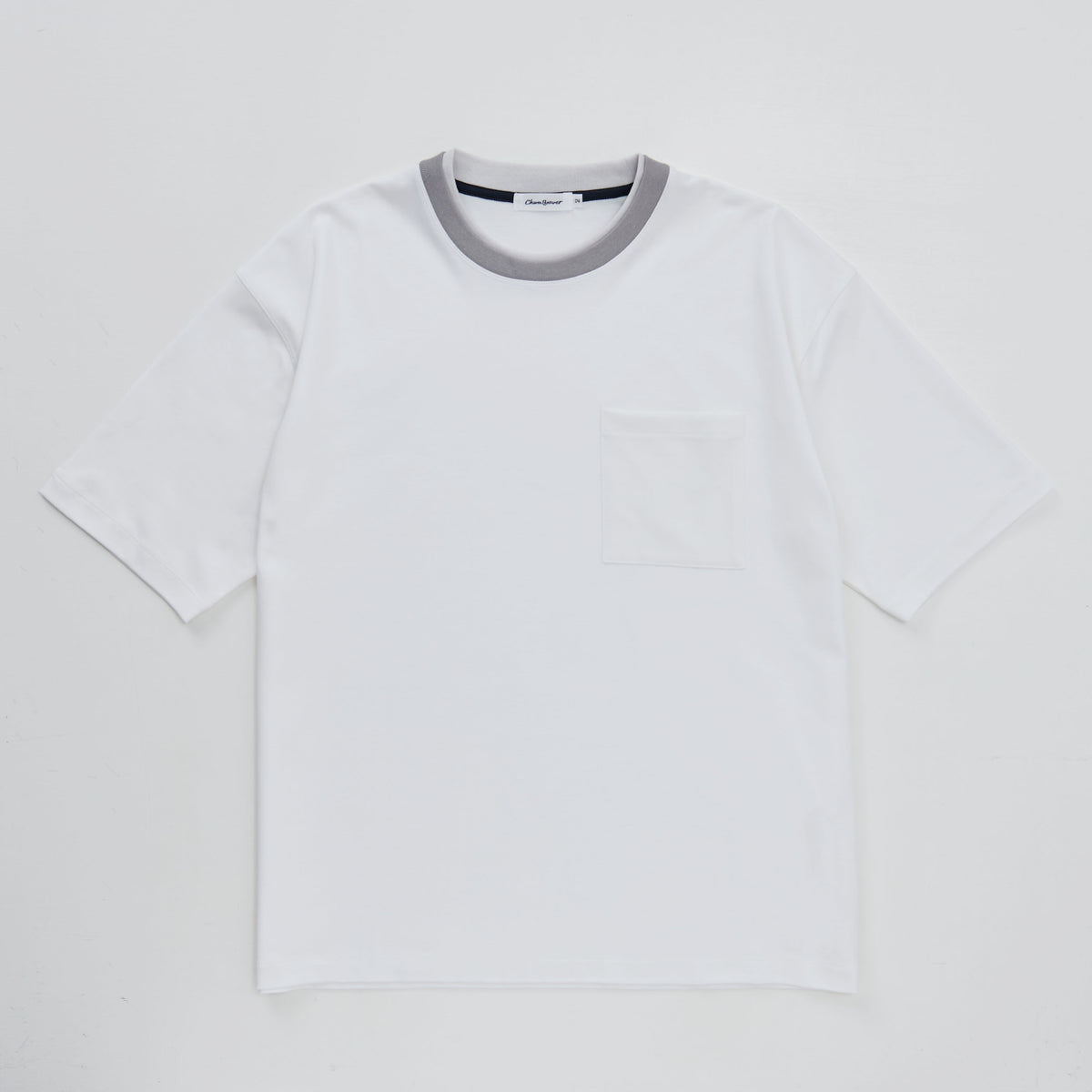 【中村倫也さん着用】Switching Pocket T-Shirt White［23113