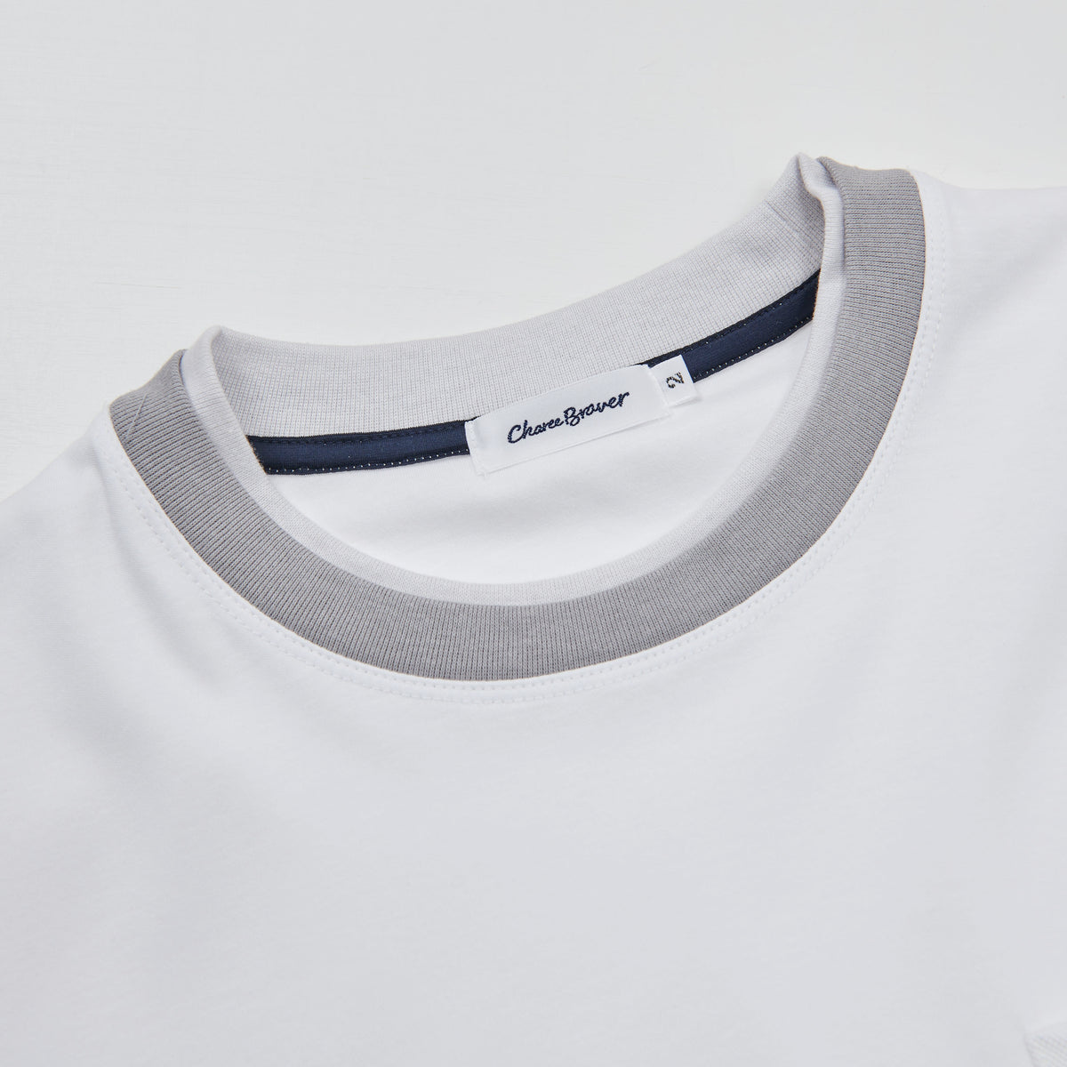 【中村倫也さん着用】Switching Pocket T-Shirt White［23113］