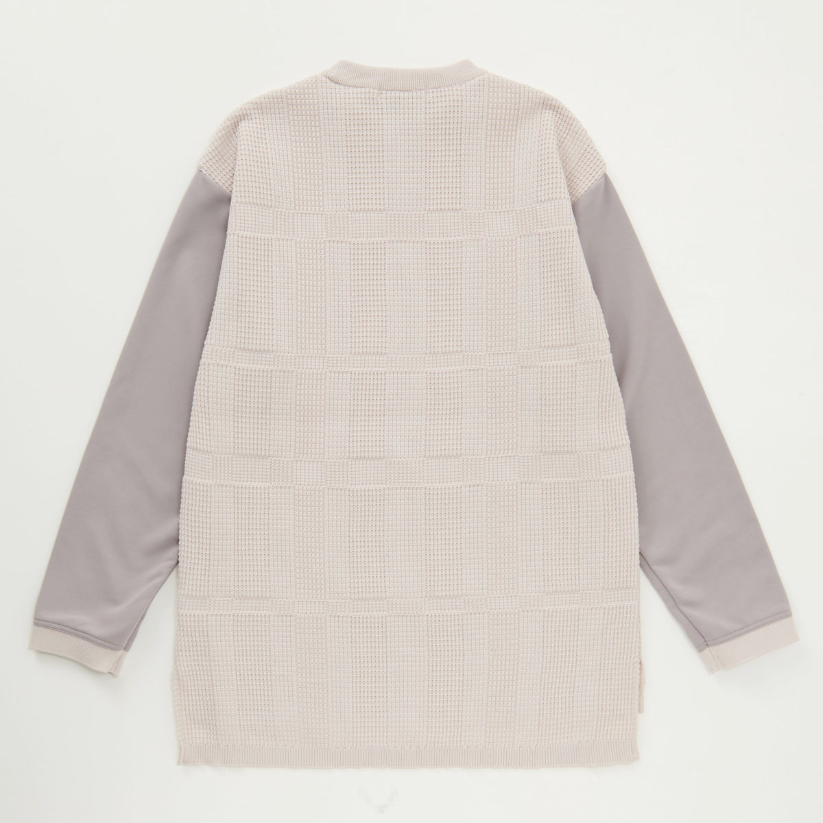 Polyester Knit × Cardboard Pullover BEIGE［13112］ – Charee