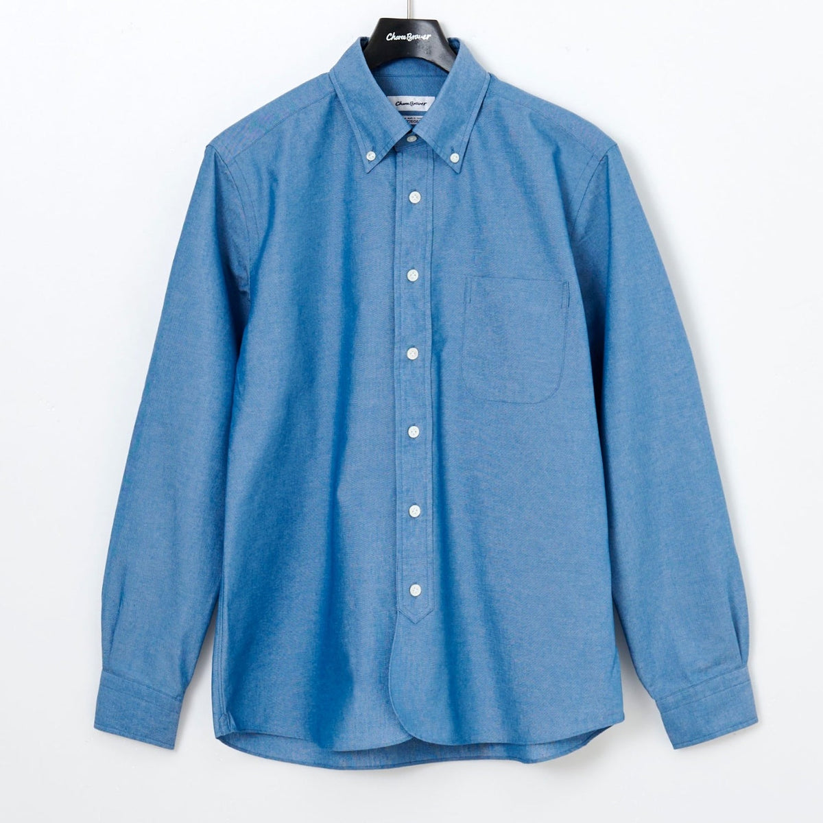 HITOYOSHI ButtonDown Shirt SAXEBLUE[83303]