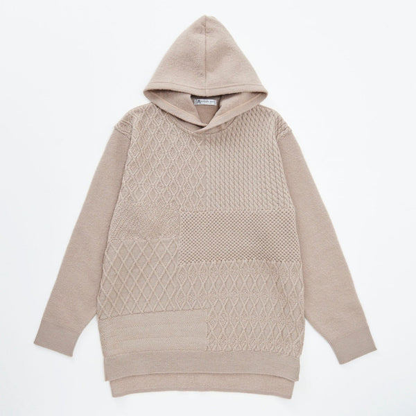Patchwork Knit Parker [12302]｜アイテム紹介#25