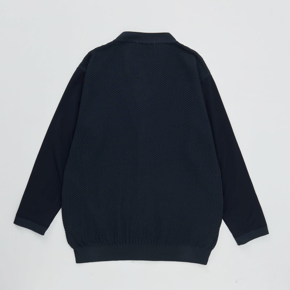 
                  
                    【栁俊太郎さん着用】Stretch ponch & Canoko-knit Cardigan NAVY [13114]
                  
                