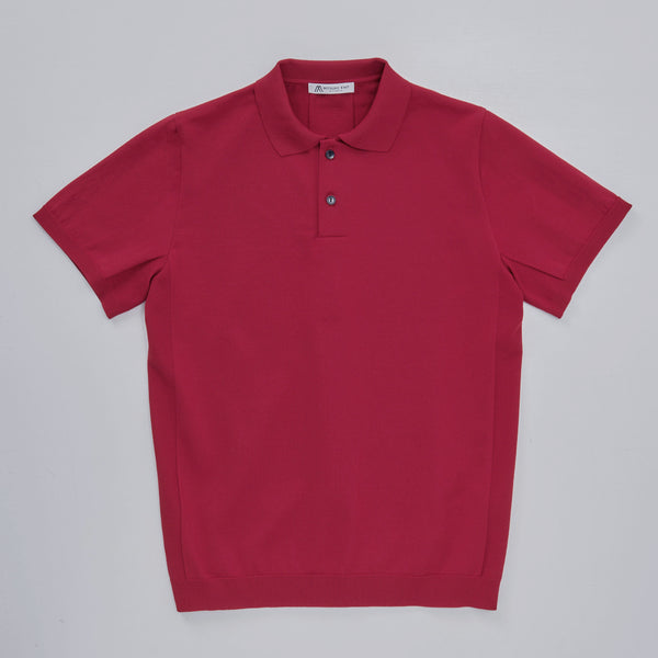 
                  
                    Summer knit Polo shirt Winered [13208]
                  
                