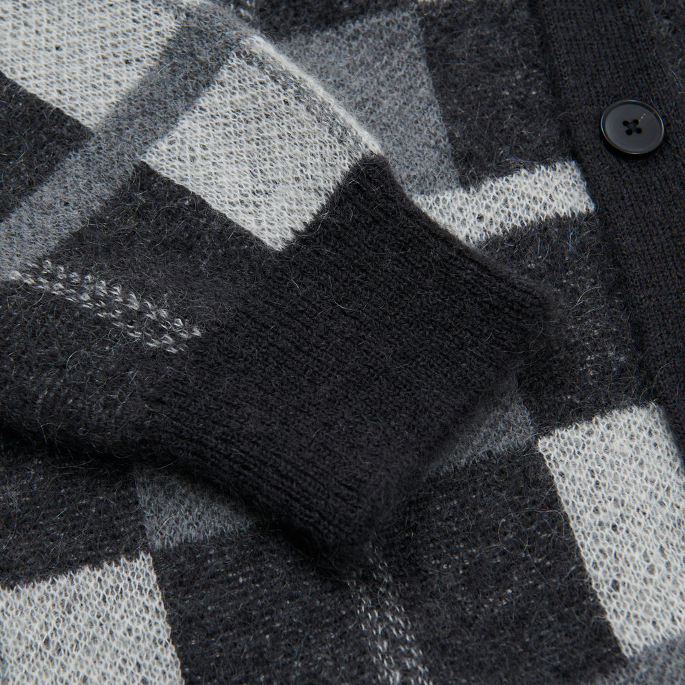 
                  
                    Wool Check Cardigan GRAY［13303］
                  
                