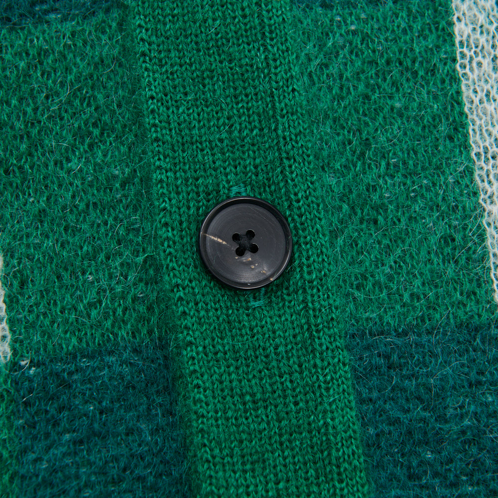 
                  
                    Wool Check Cardigan GREEN［13303］
                  
                