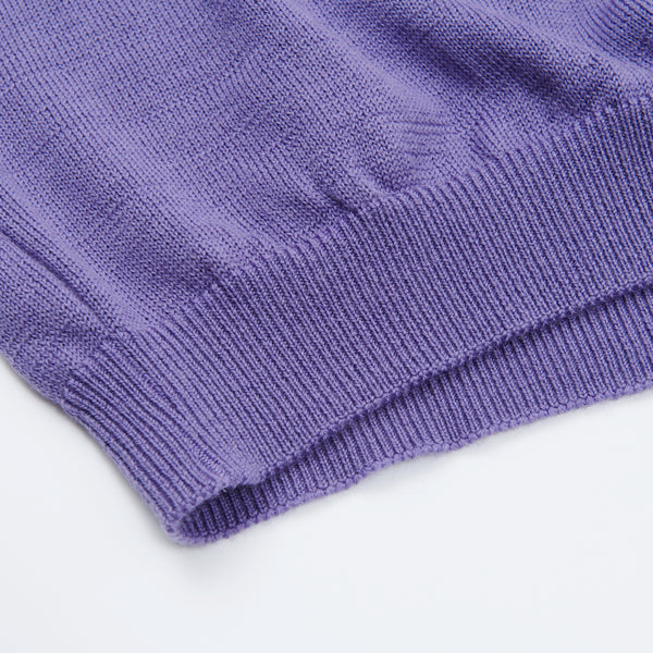 
                  
                    Intersia Crew Neck Sweater ROYAL PURPLE [13401]
                  
                