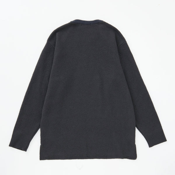 
                  
                    Patchwork Crew Neck Sweater CHARCOAL GRAY [13405]
                  
                