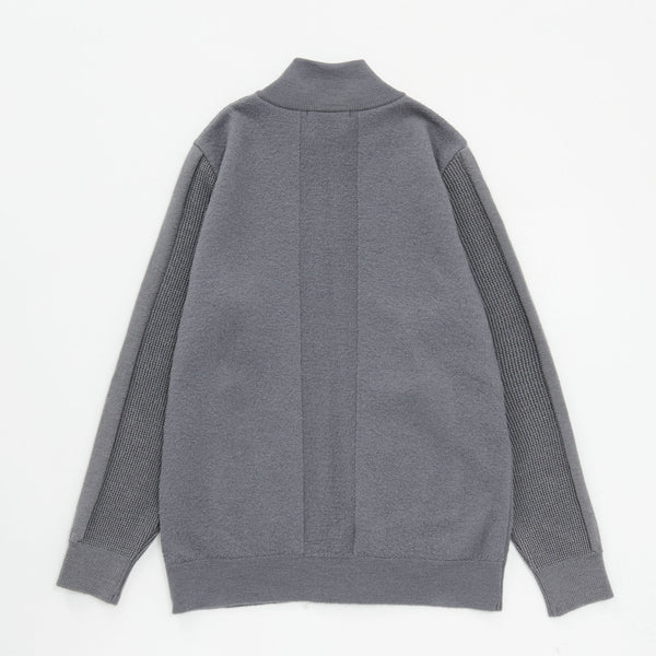 
                  
                    Shrunken & Sleeve Knit Zip Sweater GRAY [13406]
                  
                