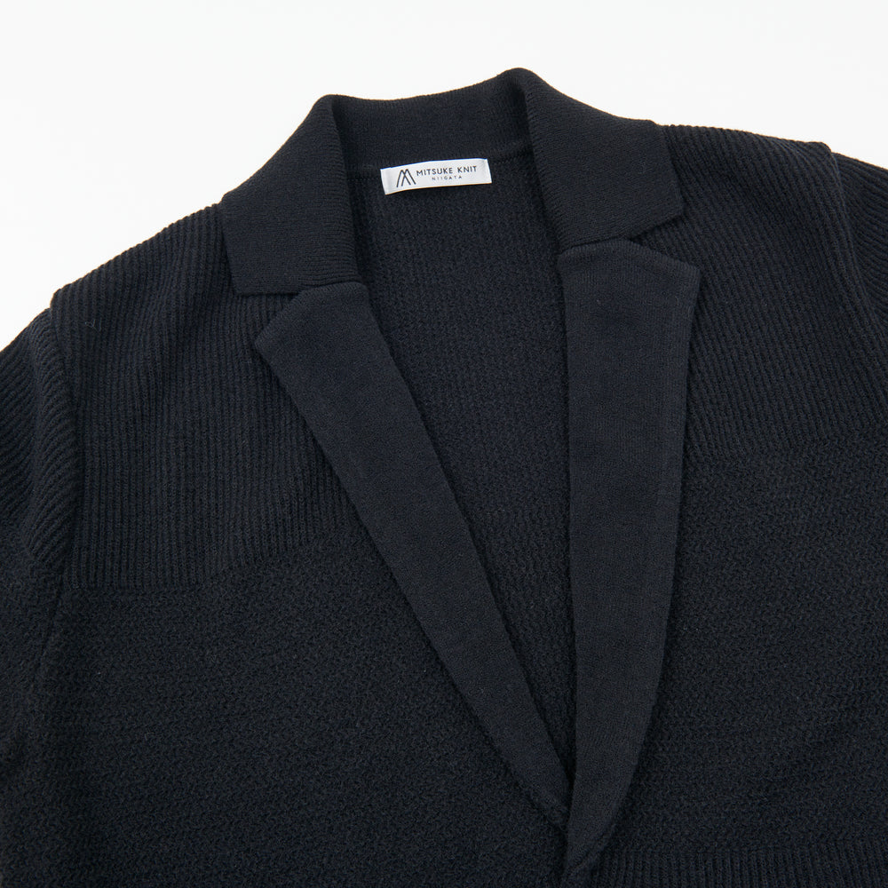 
                  
                    Tailored Collar Knit Jacket NAVY [13407]
                  
                