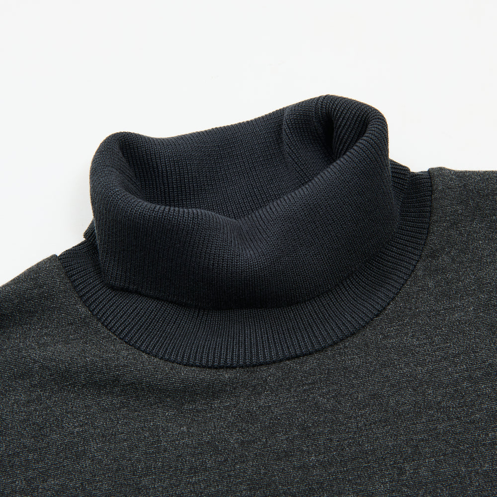 
                  
                    Double Jersey Turtleneck Pullover MEDIUM GRAY[13412]
                  
                