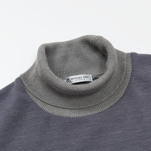 
                  
                    Double Jersey Turtleneck Pullover CHARCOAL GRAY [13412]
                  
                