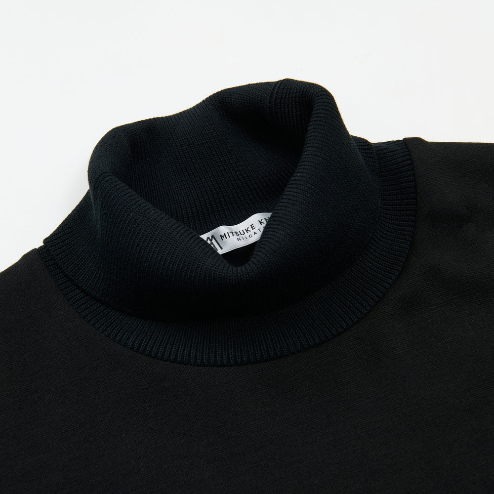 
                  
                    Double Jersey Turtleneck Pullover BLACK[13412]
                  
                