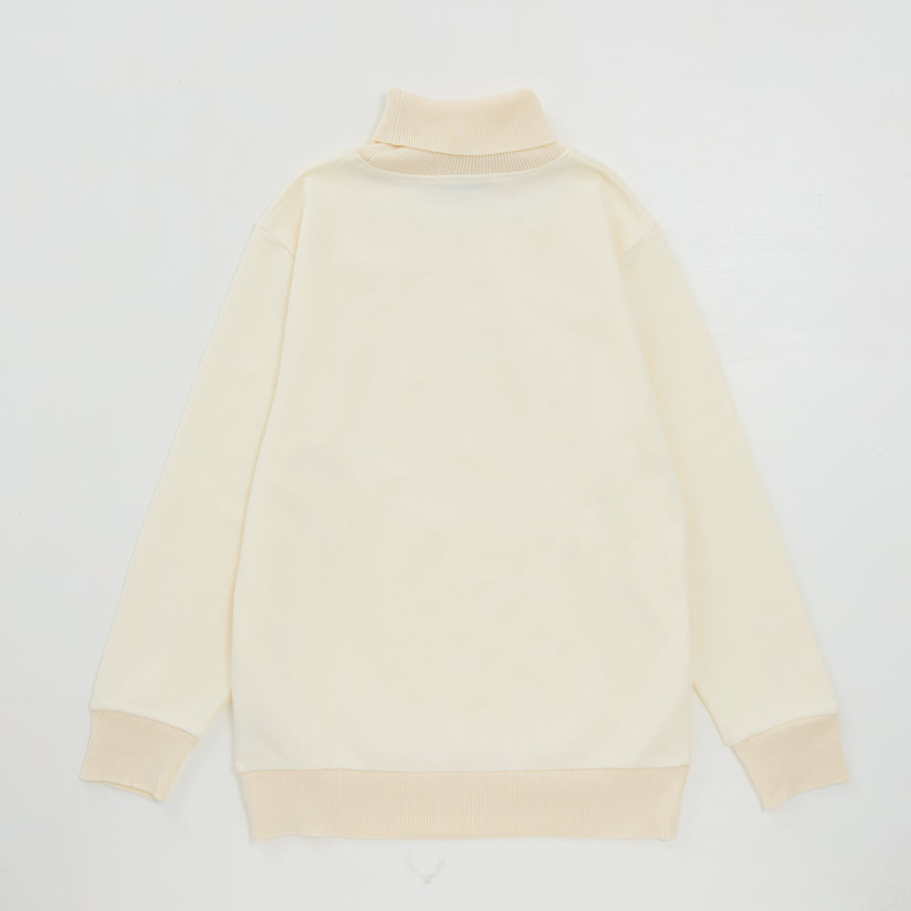 
                  
                    Double Jersey Turtleneck Pullover WHITE[13412]
                  
                