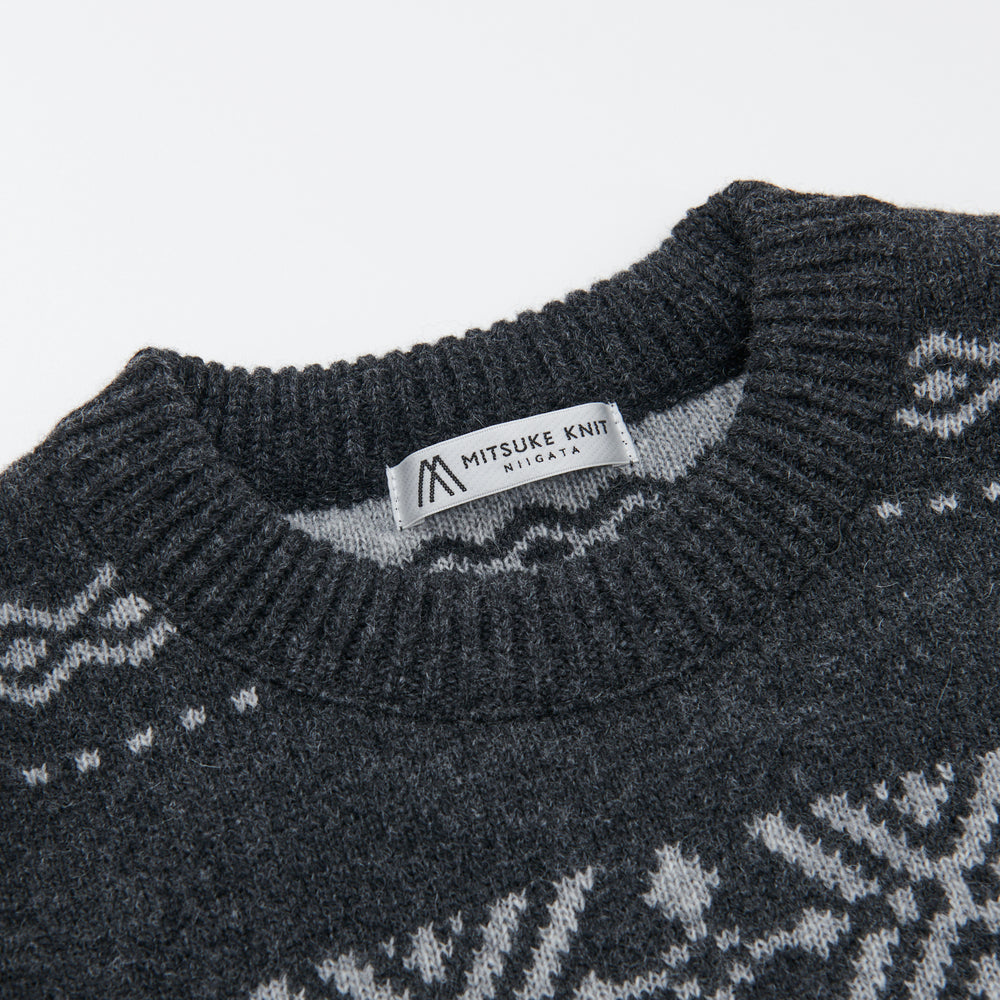 
                  
                    Snow Pattern Crew Neck Sweater CHARCOAL GRAY [13413]
                  
                
