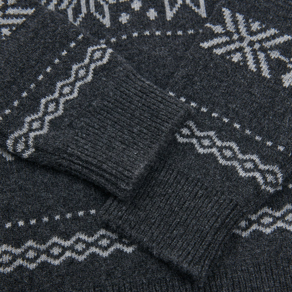 
                  
                    Snow Pattern Crew Neck Sweater CHARCOAL GRAY [13413]
                  
                