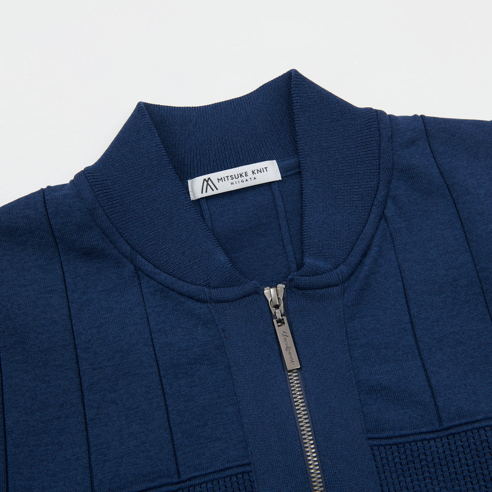 
                  
                    Amosa Panel Mesh ZIP Blouson NAVY [14103]
                  
                