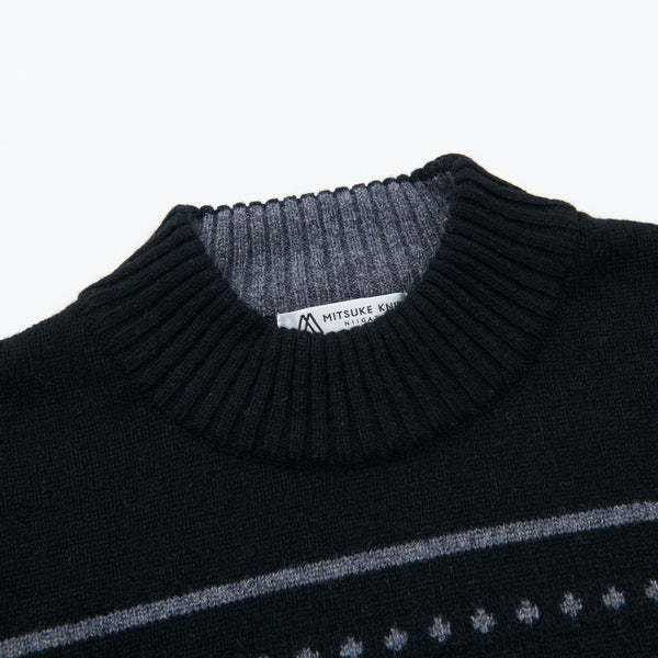 
                  
                    Nordic Mock Neck Knit BLACK [14413]
                  
                