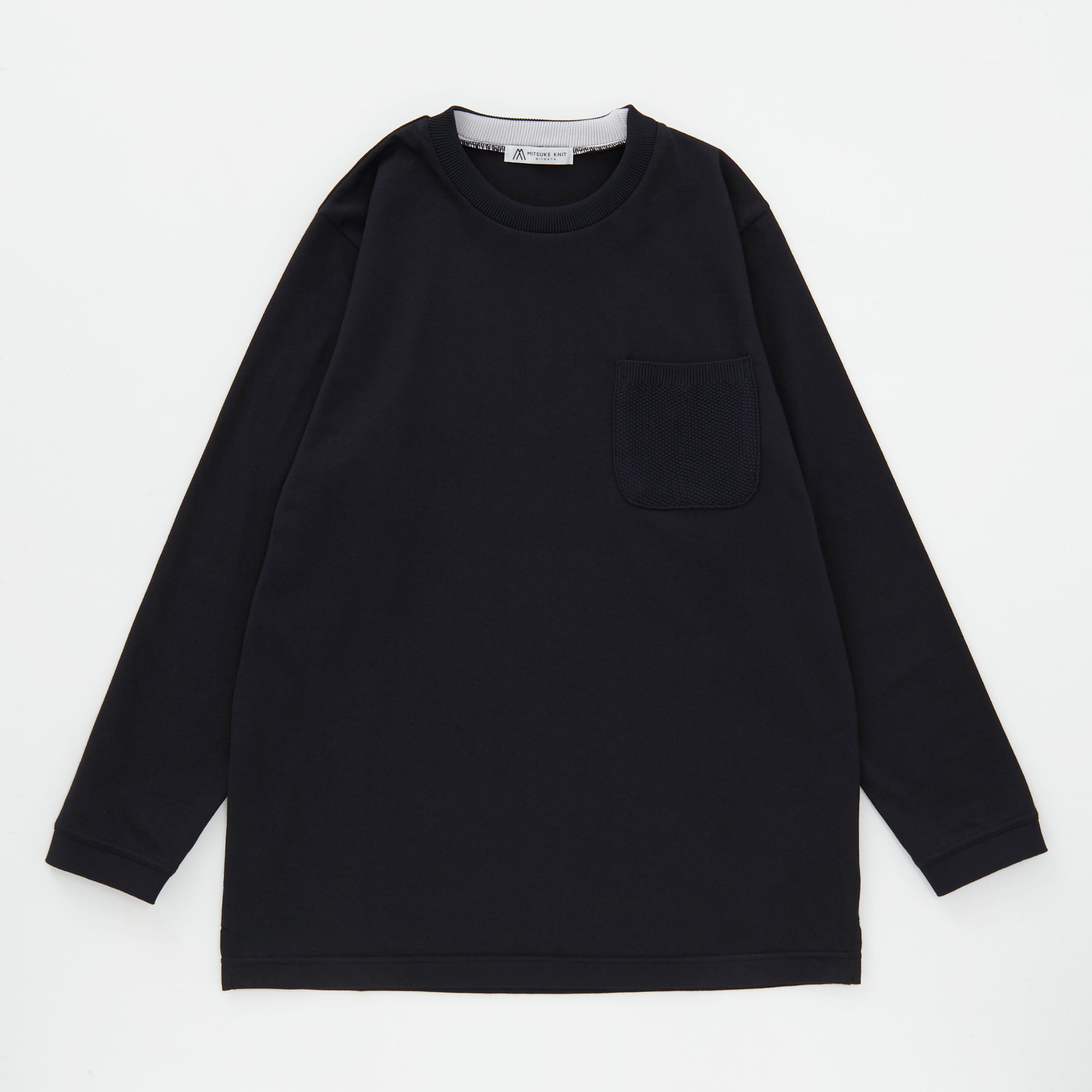 松下洸平さん着用アイテム】Knit Pocket Long T BLACK［22301］ – Charee Braver