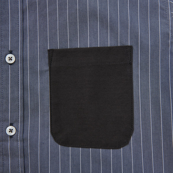 
                  
                    Stripe Switching Shirt NAVY［83301］
                  
                
