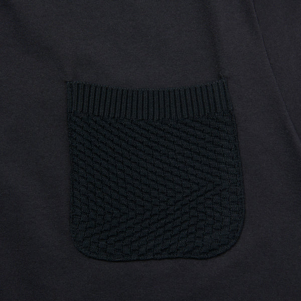 
                  
                    Pocket Knit T-Shirt BLACK [23107]
                  
                