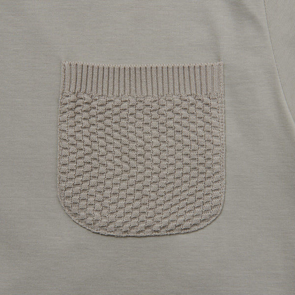 
                  
                    Pocket Knit T-Shirt BEIGE [23107]
                  
                