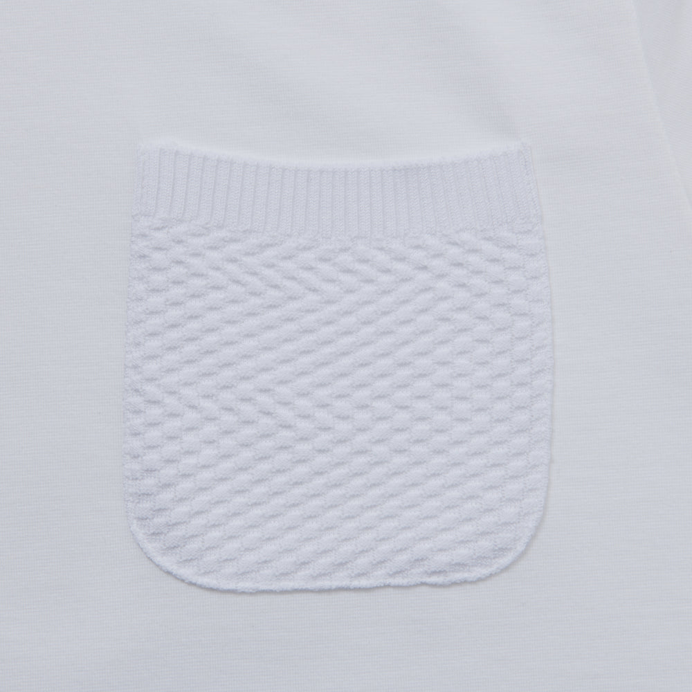 
                  
                    【中村倫也さん着用】Pocket Knit T-Shirt WHITE [23107]
                  
                