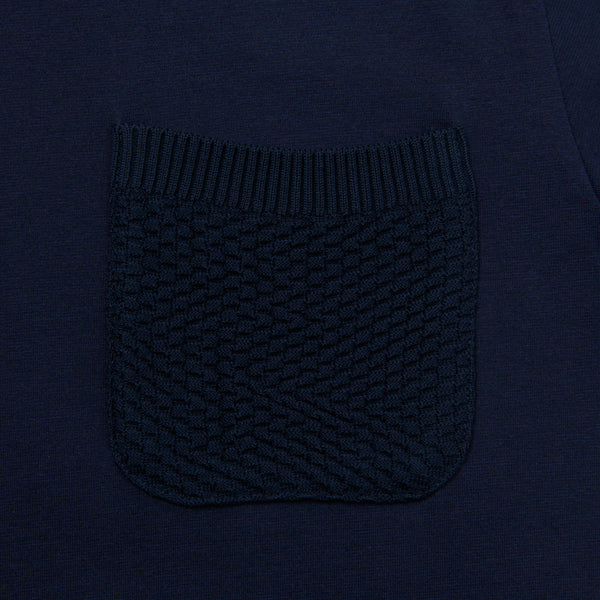 
                  
                    Pocket Knit T-Shirt NAVY [23107]
                  
                