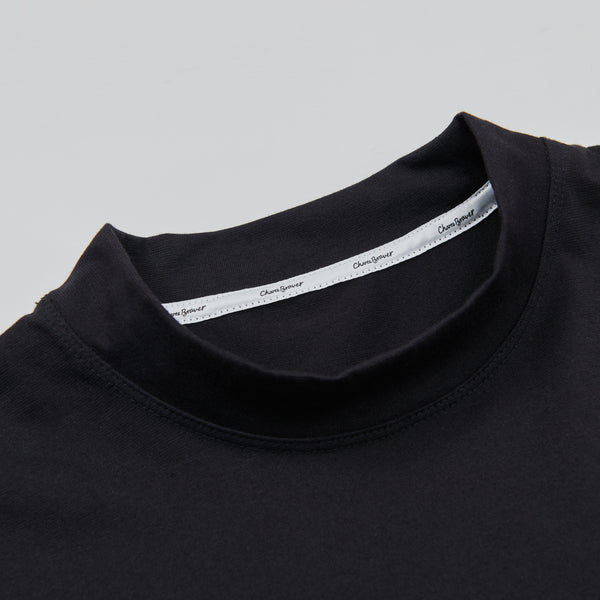 
                  
                    Mock neck T-Shirt Black［23115］
                  
                