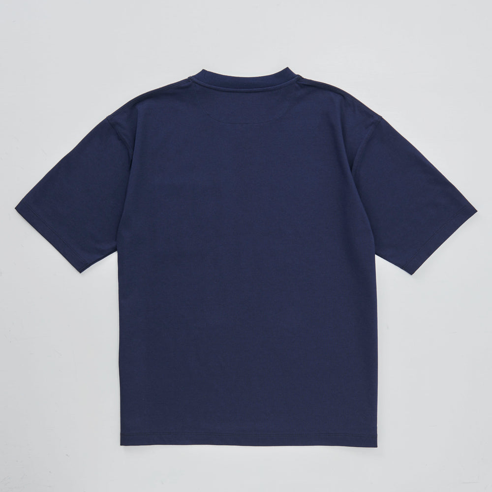 
                  
                    Pocket Seersucker  T-Shirt Navy［23117］
                  
                