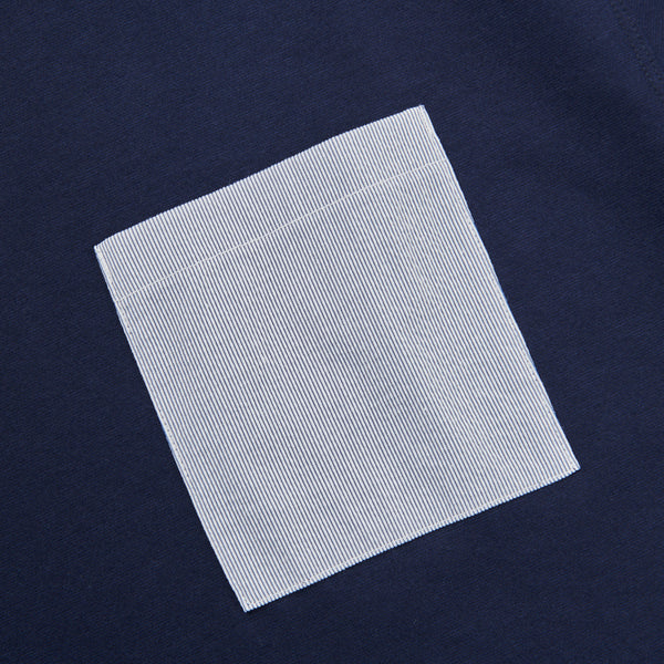 
                  
                    Pocket Seersucker  T-Shirt Navy［23117］
                  
                