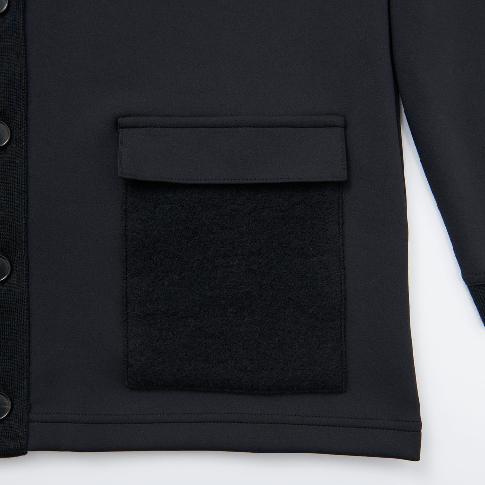 
                  
                    Double Knit Cardigan BLACK［23301］
                  
                