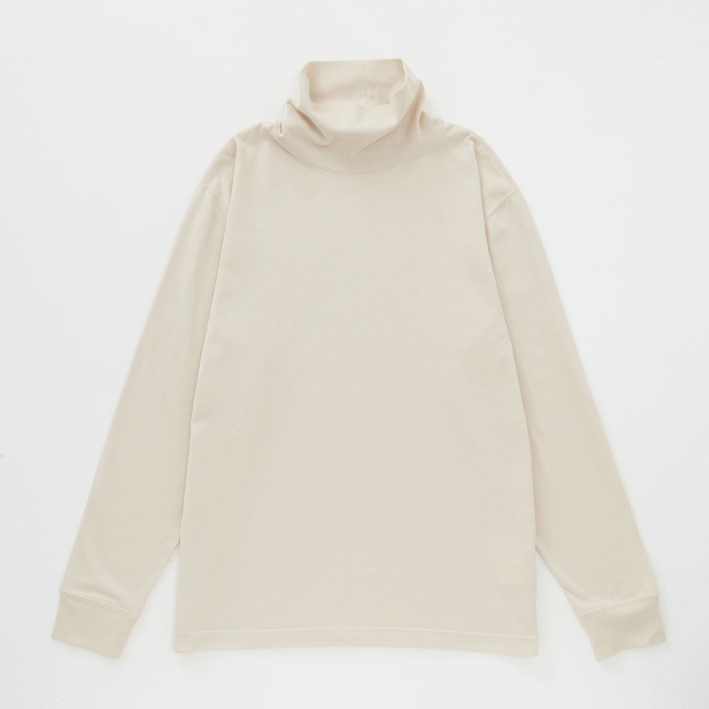 Soft Cotton High Neck LIGHT BEIGE [23404]