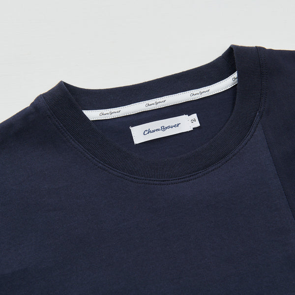 
                  
                    Herringbone Switched T-Shirt NAVY [24212]
                  
                