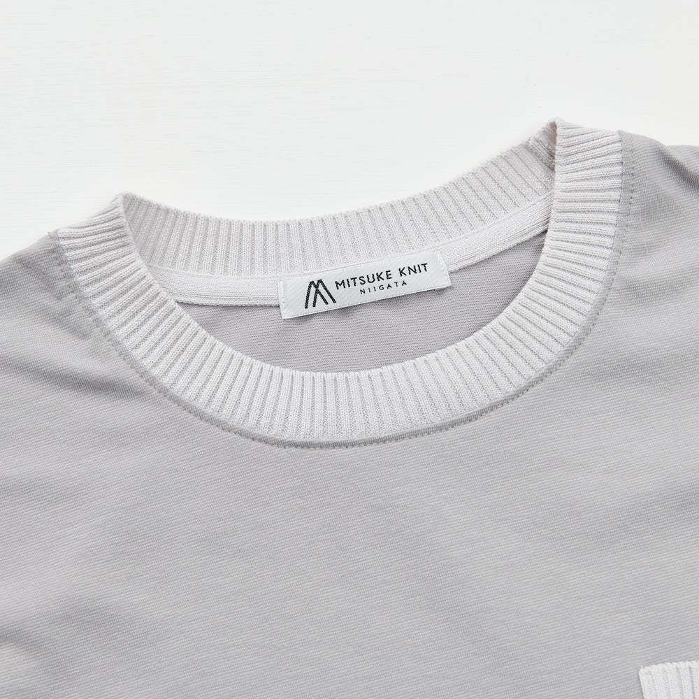 
                  
                    Pocket Knit T-shirt LIGHT GRAY [24501]
                  
                