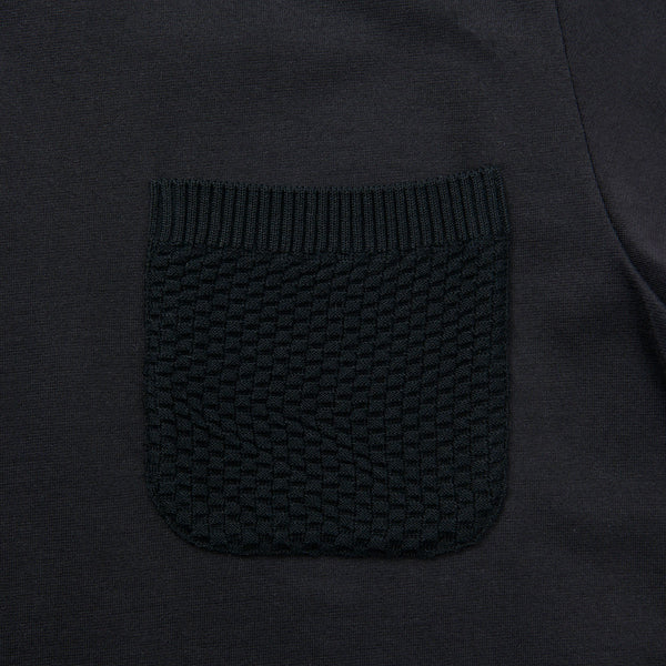 
                  
                    Pocket Knit T-shirt BLACK [24501]
                  
                