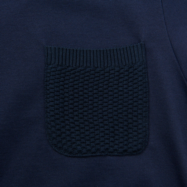 
                  
                    Pocket Knit T-shirt NAVY [24501]
                  
                