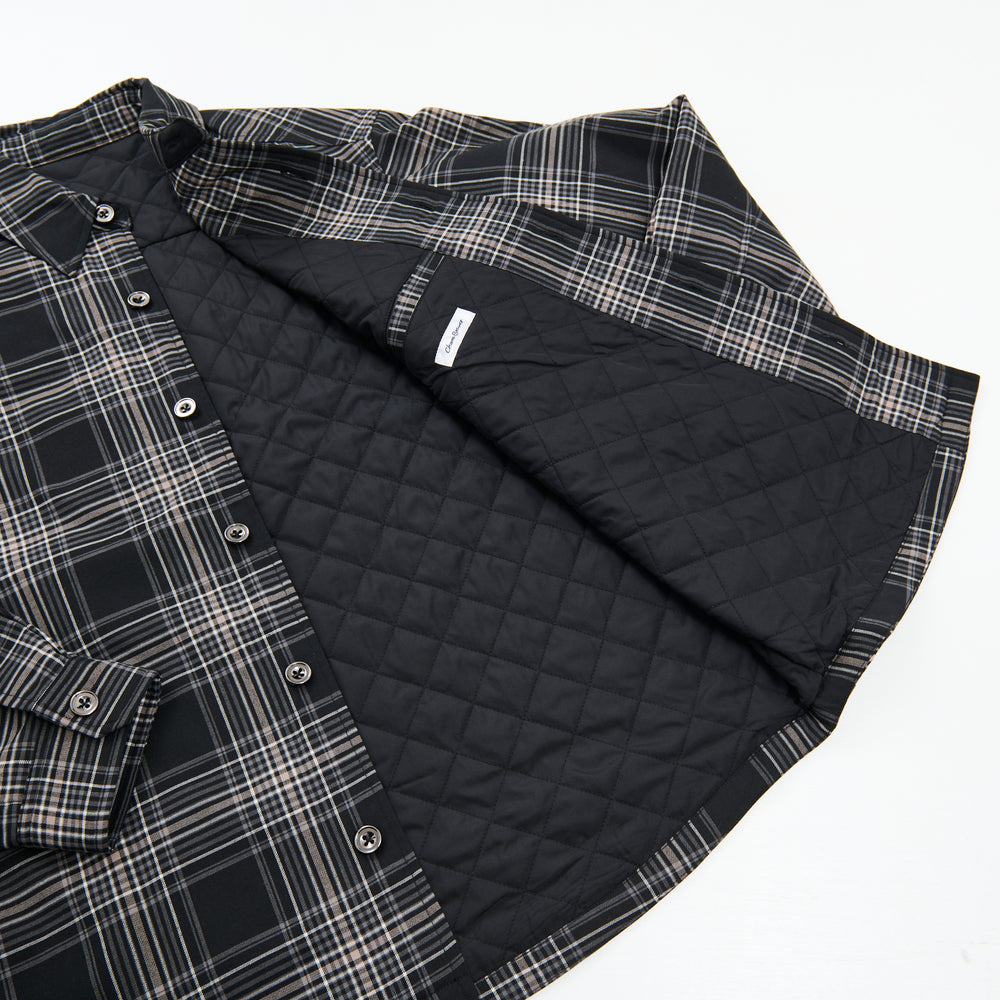 
                  
                    Plaid Quilted Jacket BLACK×WHITE[53403]
                  
                