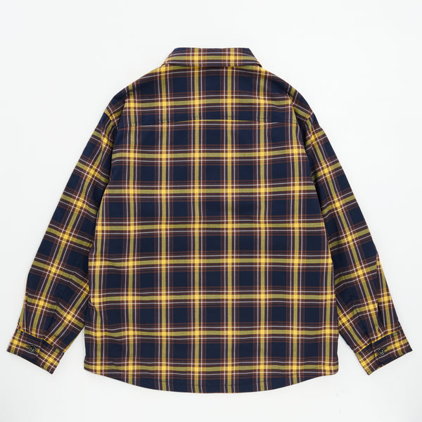 
                  
                    Plaid Quilted Jacket YELLOW×NAVY[53403]
                  
                