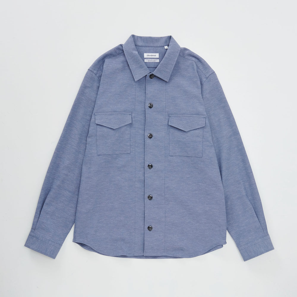 
                  
                    Linen blend OX Outer Shirt NAVY［83205］
                  
                