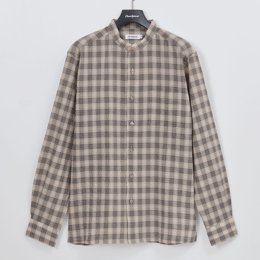 Soccer Check Band Color Shirts BEIGE [84101]