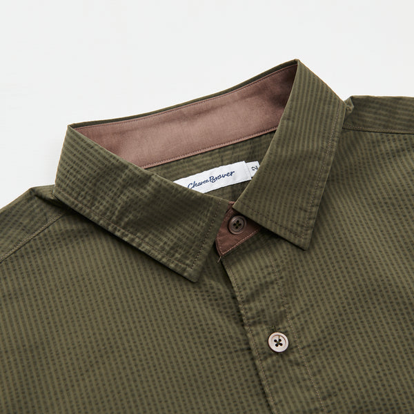 
                  
                    Pleated Seersucker Shirt KHAKI [84201]
                  
                