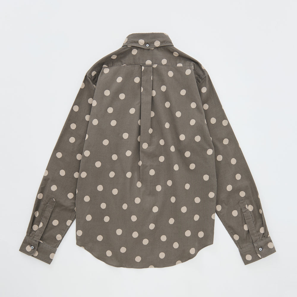 
                  
                    Dot-pattern ButtonDownShirt Greige[84302]
                  
                