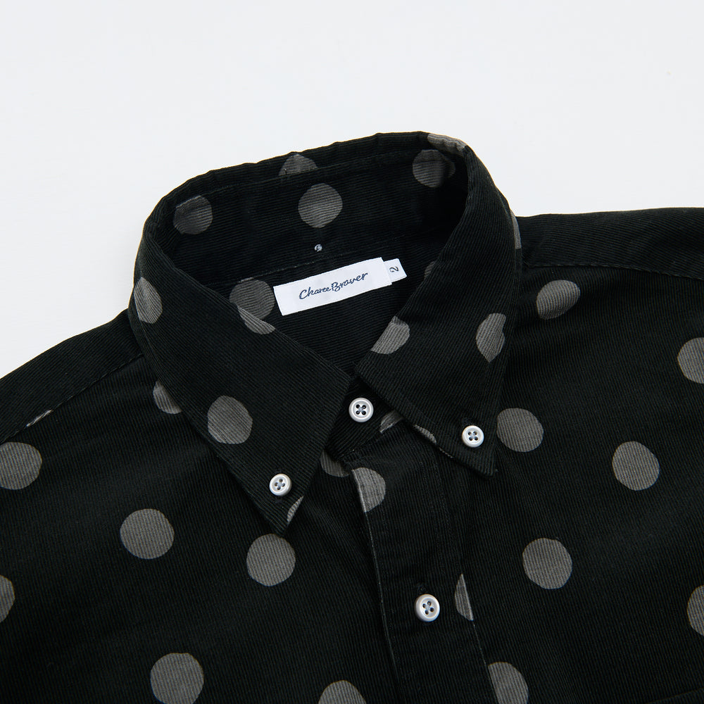 
                  
                    Dot-pattern ButtonDownShirt  BLACK [84302]
                  
                