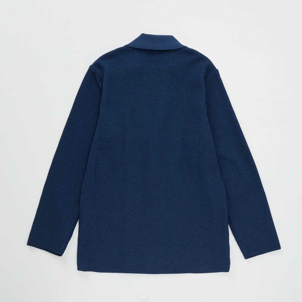 
                  
                    Polyester Knit Jacket BLUE［13108］
                  
                
