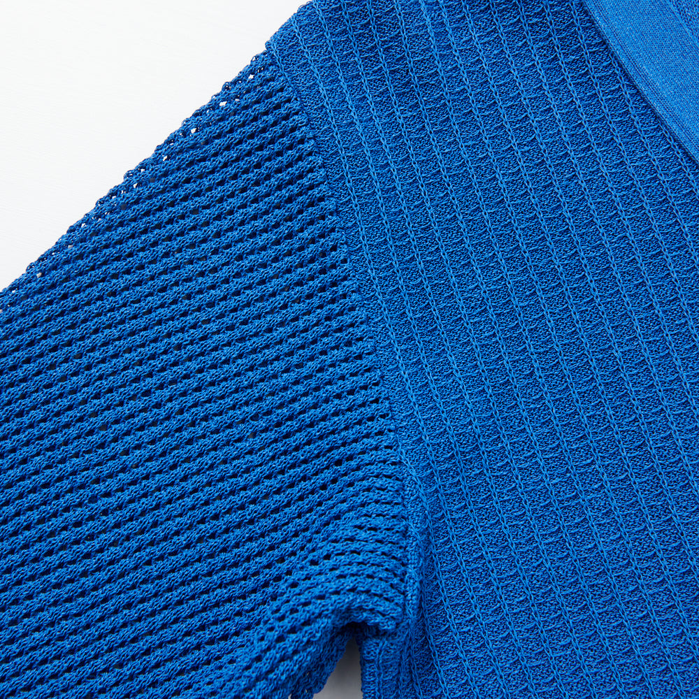 
                  
                    "Washi" Yarn Knit Cardigan BLUE［13110］
                  
                