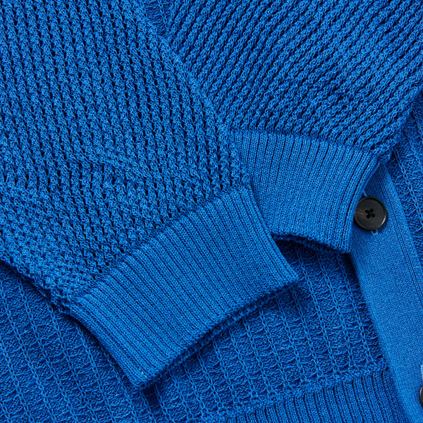 
                  
                    "Washi" Yarn Knit Cardigan BLUE［13110］
                  
                