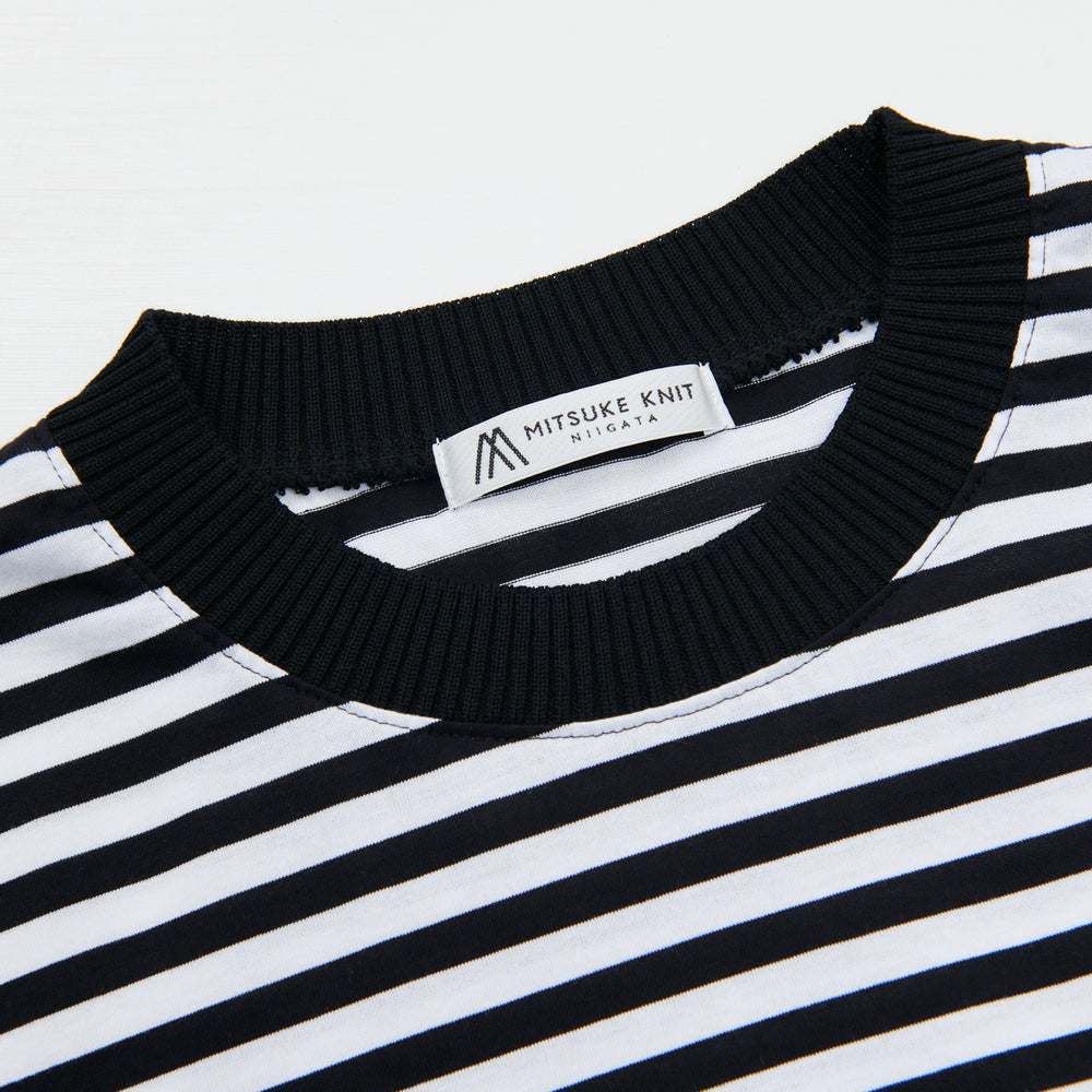 
                  
                    Pocket Knit T-Shirt (Border) BLACK [23109]
                  
                