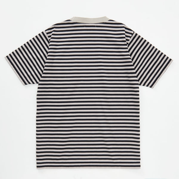 
                  
                    Pocket Knit T-Shirt (Border) BEIGE [23109]
                  
                