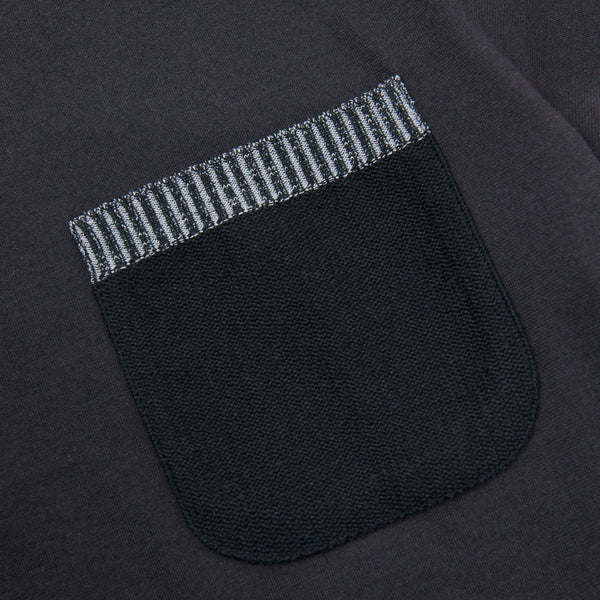 
                  
                    Pocket Knit Polo Shirt BLACK [23110]
                  
                