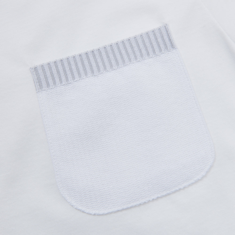 
                  
                    Pocket Knit Polo Shirt WHITE [23110]
                  
                